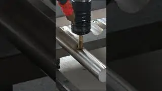 🚀 🚀Drilling and milling machine🌟🌟Threaded holes are processed by hot melt drilling#cncmill #cnc
