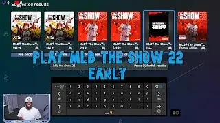 PLAY MLB THE SHOW 22 EARLY! DOWNLOAD THE TECH TEST NOW for XBOX(PS4+PS5)
