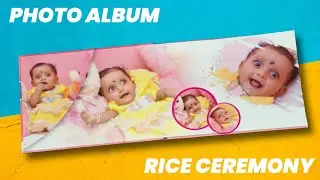 Srijita's Rice ceremony album || premium quality photobook Size 10&times;28 😍
