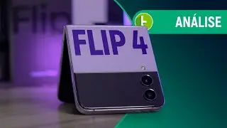 GALAXY Z FLIP 4 evolui com MELHORA no DESEMPENHO, BATERIA e CÂMERAS | Análise / Review