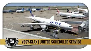 SYDNEY✈LOS ANGELES | UAL840 | OSCARS VATSIM EVENT! (KLAX)