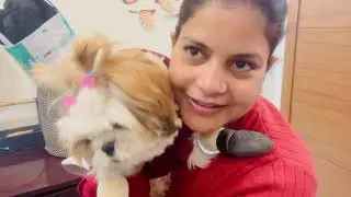 Morning Routine Day 118 | Simba की Morning Walk Time 🐾 | Cute Shih Tzu Morning Vibes 🌤️