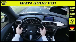 BMW | 330d F31 | 2012 | Onboard POV test drive | HD version
