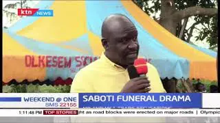 Bitter exchange between leaders during Saboti's funeral