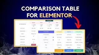 Create Comparison Table In Elementor