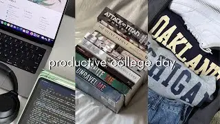 STUDY VLOG | 8AM productive study day, completing assignments, packing, & books