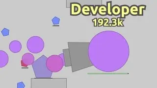 BECOMING THE DEVELOPER SPRAYER! Making Level 200 Sprayer in MAZE (Diep.io Modded Maze Gameplay)