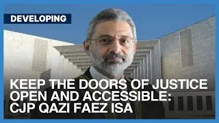 CJP Qazi Faez Isa Refuses Guard Of Honour | Developing | Dawn News English
