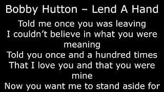 Northern Soul - Bobby Hutton &ndash; Lend A Hand- With Lyrics