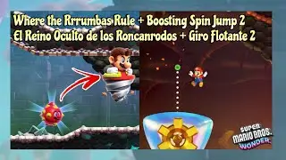 Where the Rrrumbas Rule + Boosting Spin Jump 2 | Super Mario Bros Wonder 🎮 Andy Lo Plays 🎮