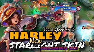 USING HARLEY NEW STARLIGHT SKIN IN SOLO RANK GAME🪄 LITERALLY 