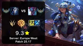 Kindred Jungle vs Trundle - EUW Challenger - Patch 25.17
