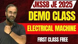 JKSSB JE  2025 | First Paid Class Free🔥🔥🔥 | #jkssb #jkssbje #electrical #sureshsir