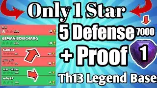 Only 1 Star | Best TH13 War Cwl Base [ 2020 ]  + LINK (3 Star Impossible) 