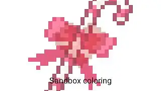 Color by number Candy Cane