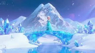 ❄️ Elsa and the Crystal Bridge Beneath the Mountain | Enchanting Kids Song Adventure 🌟🏔️🎶