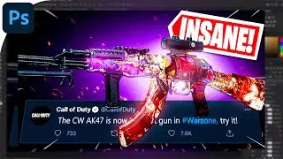 How To Make A Fake Tweet Thumbnail For Warzone, BOCW & Vanguard  *TUTORIAL* | Free Template