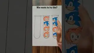 Sonic puzzle🧩 diy ideas🤯 creative art | #shorts #art #satisfying #painting #viralshorts #fun