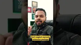 Don't neglect warranty extension package of laptop | Episode - 3 | #Shorts