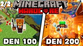 Přežil jsem 200 dn&iacute; v Minecraft Hardcoru...