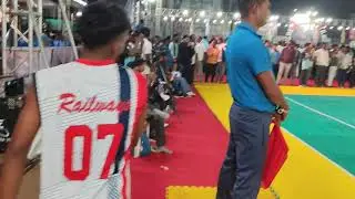##58 senior national men's semi fainal match Railways v/s Odisha##1st inning##1st turn##