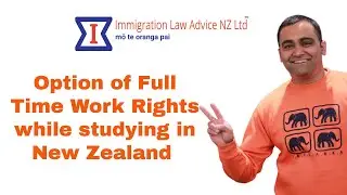 The option of full-time work rights while studying in New Zealand .