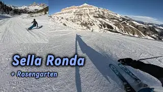 Die schönste Skirunde der Welt ? / Sella Ronda + Rosengarten 2025