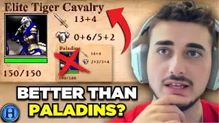 The Tiger Cavalry is BETTER Than Franks Paladin?! | 1v3 AoE2