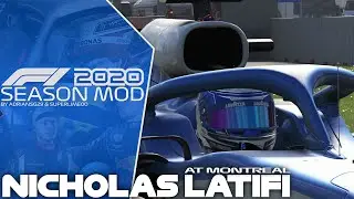 F1 2020 Season Mod - Nicholas Latifi of Williams at Montreal (F1 2019 Mod)