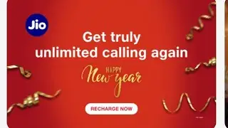 Reliance jio new year gift || Unlimited Voice calls & Data Ready to Recharge
