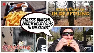 CLASSIC BURGER, PATATJE KERNOORLOG en een KROKET | Eten & drinken in De Efteling | Michell's Keuken