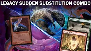 SUDDEN DEATH! Legacy Sudden Substitution Pact Combo! Dedicated fast Jax combo Overmaster MTG CMD