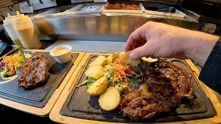 DARK FIRE Grill POV &mdash; Raw Meat to Sizzle ASMR at Extreme Heat | LIVE