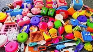hello kitty plastic miniature modern tiny kitchen set satisfying Sanrio Asmr toys Everything Toys
