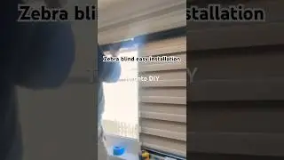 Zebra blinds installation