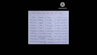 10th Class Board Exam TimeTable l #10th_Class_Board_TimeTable #10thclass #SSC_TimeTable_10thClass