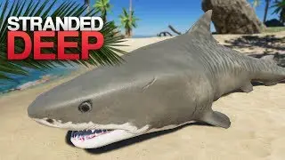 KILLING THE SHARK! Stranded Deep S3 Episode 13