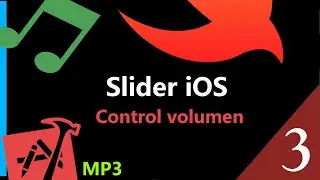 ✅ 3 Creando el reproductor: control de volumen con el Slider | app reproductor en iOS con Swift