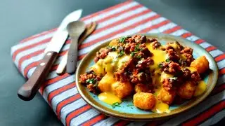 Vegan Chili Cheese Tots - ALL VEGGIES & Low Fat