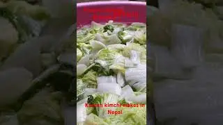 김치(How To Make Korean Cabbage kimchi Korean kimchi recipe in Nepal #koreanfood #cooking #kimchi