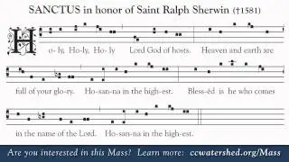 New ICEL Translation of the Roman Missal &bull; Sanctus Holy Holy Holy