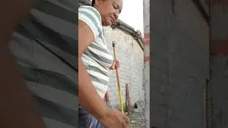 Varrendo o quintal