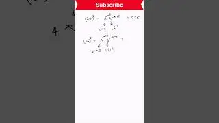 Mind-Blowing Math Hack: Squaring Numbers Ending in 5! ✨ #shorts #mathtricks #squaretrick