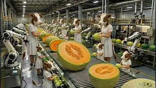Inside America's Largest Factory You Won't Believe How Melons Become Juice
