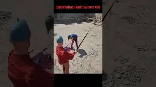 Satisfying Half Sword Kill