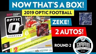 2019 Panini Donruss Optic Football Box Break | FIRST OFF THE LINE!