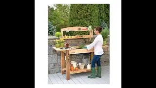 GSC Potting Bench with Shelves - Overview