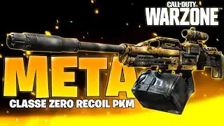 *ZERO RECOIL* A PKM &Eacute; O META DAS PRIM&Aacute;RIAS DO WARZONE 3!! (23K) | MELHOR CLASSE PULEMYOT WARZONE
