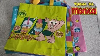 A PEDIDOS TRAZENDO COLEÇÃO DE SACOLAS TURMA DA MÔNICA !!!