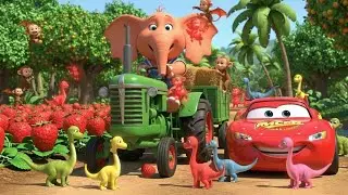 The Lost Engine Lightning McQueen and the Elephant Family Fix the Impossible.Heartwarming Farm Story